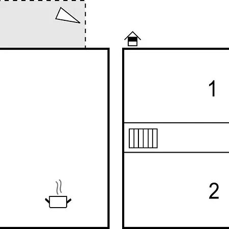 Tolles Haus Mit 2 Schlafzimmern In Ferienhaus *