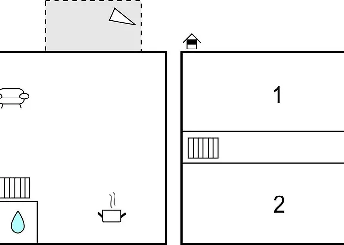 2 Bedroom Awesome In Сasa de vacaciones *